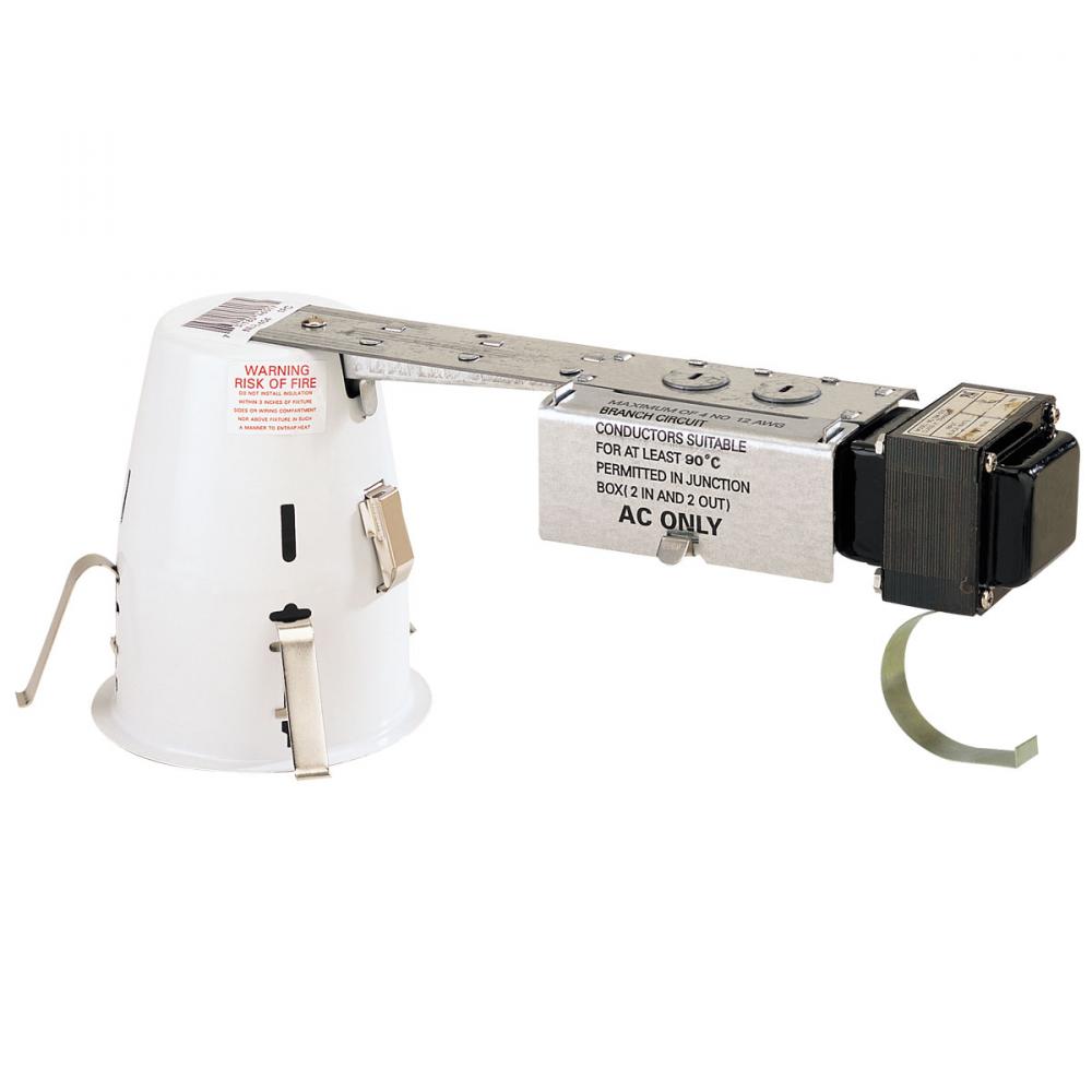 4" AT Low Voltage Housing, 120V/12V Mag. Transformer, Rated for 50W