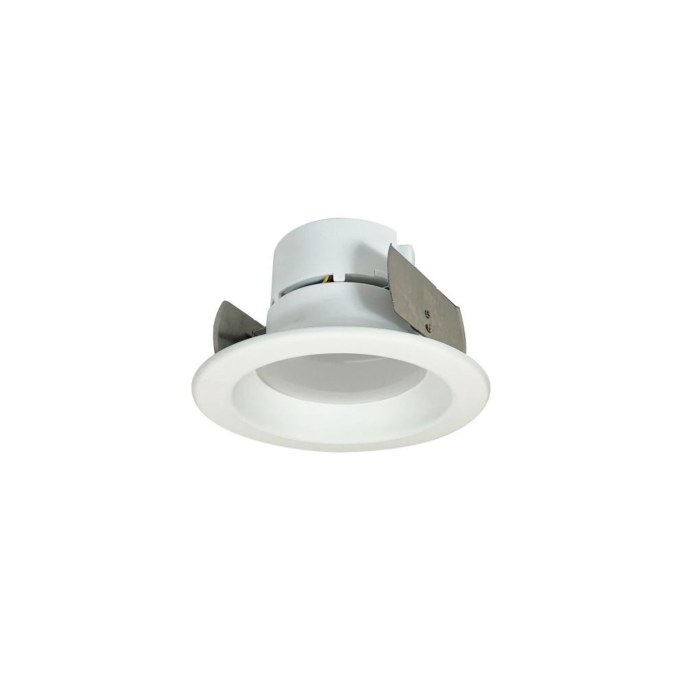 4" Onyx TW Retrofit Reflector, 850lm / 10.5W, Selectable CCT, White finish