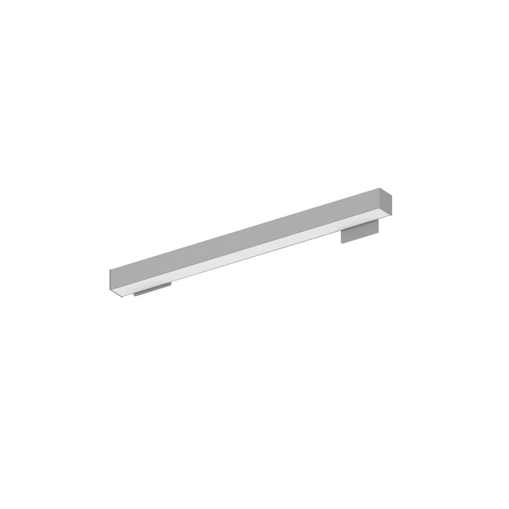 2' L-Line LED Wall Mount Linear, 2100lm / 4000K, 2"x4" Left Plate & 4"x4" Right