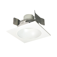 Nora NLCBC2-55340MPW/10 - 5" Cobalt Click LED Retrofit, Square Reflector with Round Aperture, 1000lm / 12W, 4000K, Matte