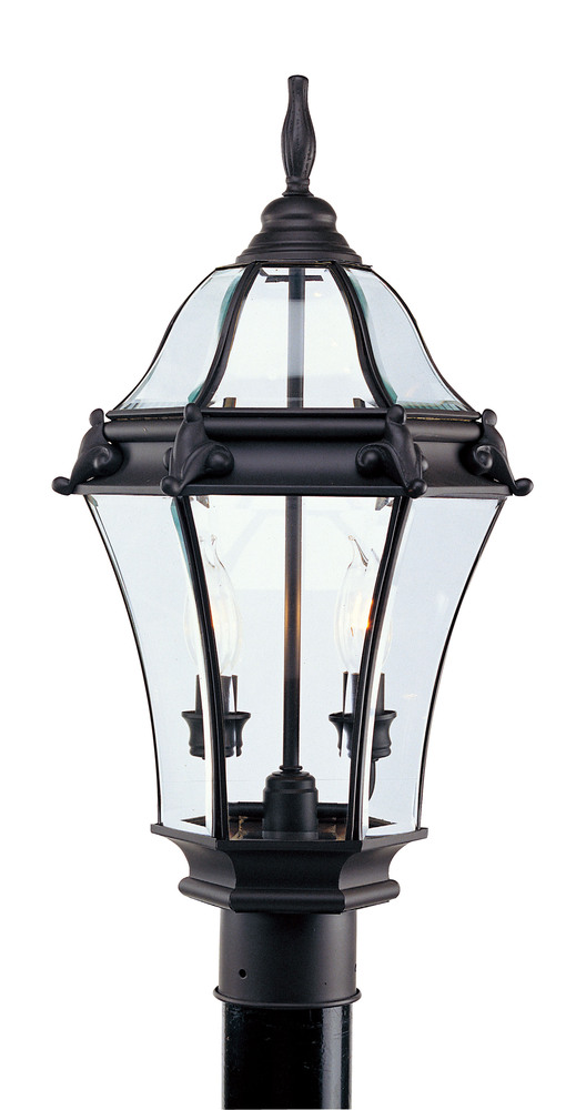 2 Light Bronze Outdoor Post Lantern