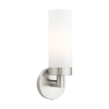 Livex Lighting 15071-91 - 1 Lt Brushed Nickel ADA Single Sconce