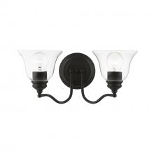 Livex Lighting 16932-04 - 2 Light Black Vanity Sconce