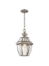 Livex Lighting 2152-91 - 1 Light BN Outdoor Chain Lantern