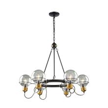 Artcraft AC11727BK - Martina 6 Light Chandelier