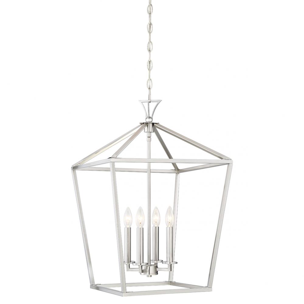 Townsend 4-Light Pendant in Satin Nickel