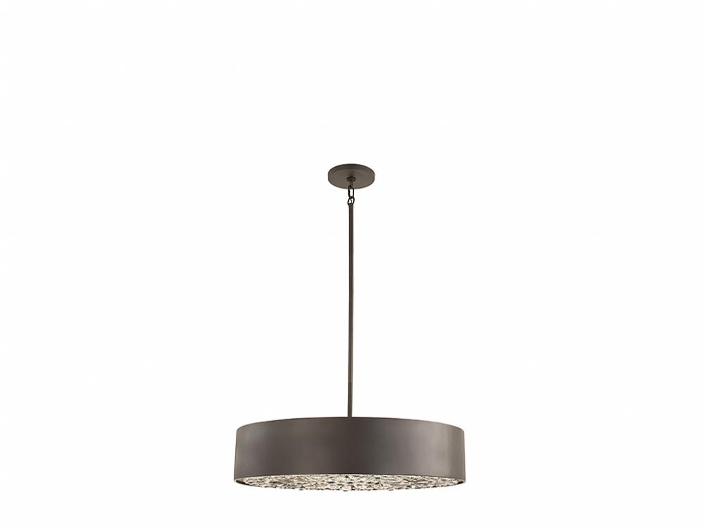 Azores 6-Light Pendant in Black Cashmere