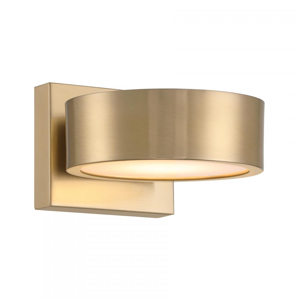 Talamanca 1-Light LED Wall Sconce in Noble Brass by Breegan Jane