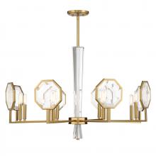 Savoy House 1-2218-8-322 - Leighton 8-Light Chandelier in Warm Brass