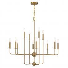 Savoy House 1-4046-12-322 - Avondale 12-Light Chandelier in Warm Brass