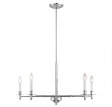 Savoy House 1-4410-5-109 - Jasmine 5-Light Chandelier in Polished Nickel