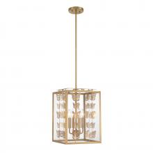 Savoy House 3-4197-4-322 - Birch 4-Light Pendant in Warm Brass