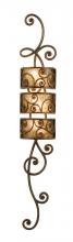 Kalco 5404SV - Windsor 3 Light 3 Tier Wall Sconce