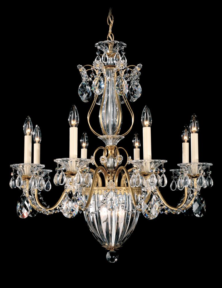 Bagatelle 11 Light 120V Chandelier in Etruscan Gold with Heritage Handcut Crystal