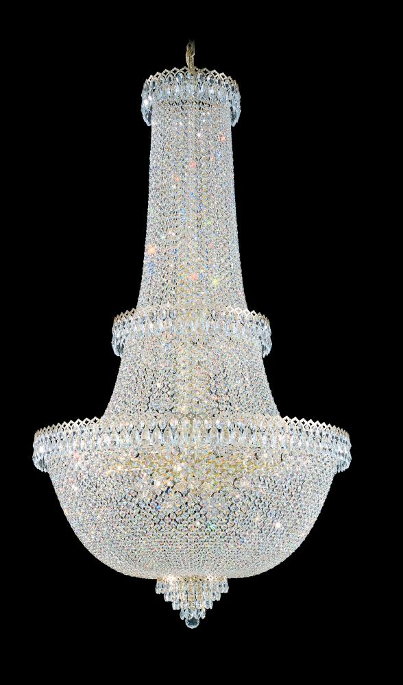 Camelot 57 Light 120V Pendant in Polished Silver with Optic Crystal