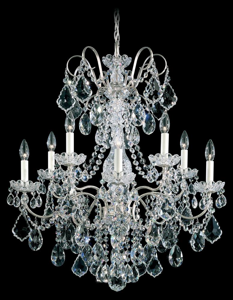 New Orleans 10 Light 120V Chandelier in Heirloom Bronze with Radiance Crystal