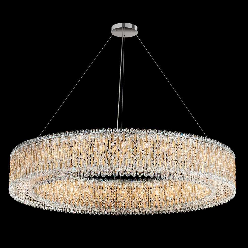 Sarella 32 Light 120V Pendant in White with Radiance Crystal