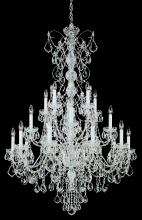 Schonbek 1870 1716-40 - Century 20 Light 120V Chandelier in Polished Silver with Heritage Handcut Crystal