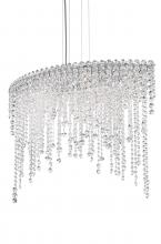 Schonbek 1870 CH3612N-401O - Chantant 6 Light 120V Pendant in Polished Stainless Steel with Optic Crystal