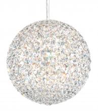 Schonbek 1870 DV1212O - Da Vinci 12 Light 120V Pendant in Polished Stainless Steel with Optic Crystal