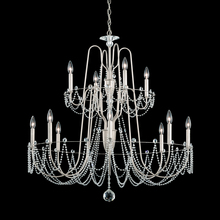 Schonbek 1870 AR1012N-59O - Esmery 12 Light 120V Chandelier in Ferro Black with Optic Crystal