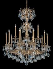 Schonbek 1870 5686-76R - Milano 15 Light 120V Chandelier in Heirloom Bronze with Radiance Crystal