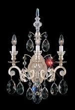 Schonbek 1870 3762-76 - Renaissance 3 Light 120V Wall Sconce in Heirloom Bronze with Heritage Handcut Crystal