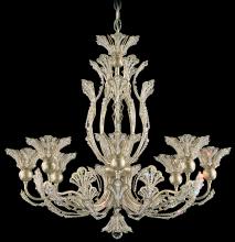 Schonbek 1870 7863-48R - Rivendell 8 Light 120V Chandelier in Antique Silver with Radiance Crystal