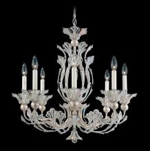 Schonbek 1870 7866-51R - Rivendell 8 Light 120V Chandelier in Black with Radiance Crystal