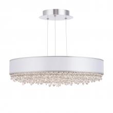 Schonbek 1870 S6324-401RS2 - Eclyptix LED 24IN 3000K/3500K/4000K 120V Pendant in Polished Stainless Steel with Radiance Smooth