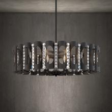 Schonbek 1870 MR1008N-BK1O - Twilight 8 Light 120V Pendant in Black with Optic Crystal