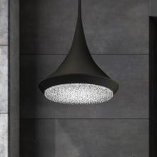 Schonbek 1870 S5518-710O - Verita 18IN LED 3000K/3500K/4000K 120V Pendant in Soft Silver with Optic Crystal