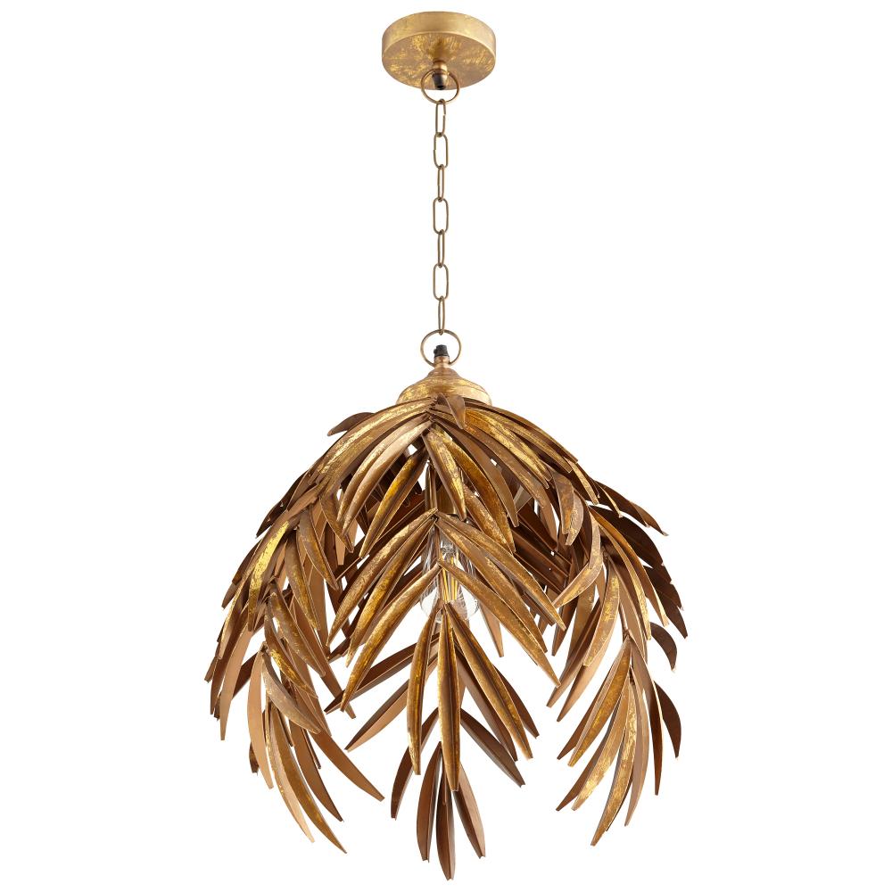 Palma Pendant|Aged Brass