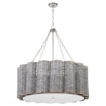 Cyan Designs 11937 - Boracay Chandelier|Pale Grey|Nickel