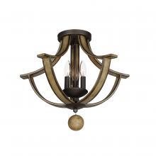 Maxim 20343DWAR - Basque-Semi-Flush Mount