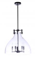 Craftmade 55895-FB - Chardonnay 5 Light Pendant in Flat Black