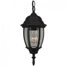 Craftmade Z261-TB - Bent Glass 1 Light Outdoor Pendant in Textured Black