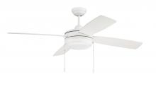 Craftmade LAV52MWW4LK-LED - 52" Laval in Matte White w/ Matte White Blades