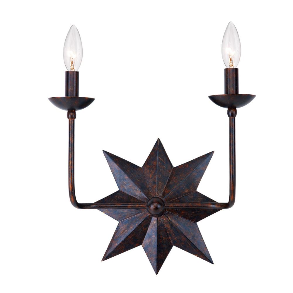 Astro 2 Light English Bronze Sconce