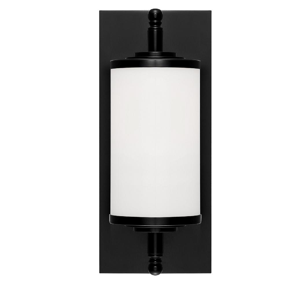 Foster 1 Light LED Matte Black Sconce