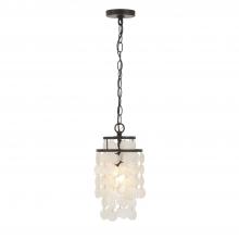 Crystorama BRI-3000-DB - Brielle 1 Light Dark Bronze Mini Pendant