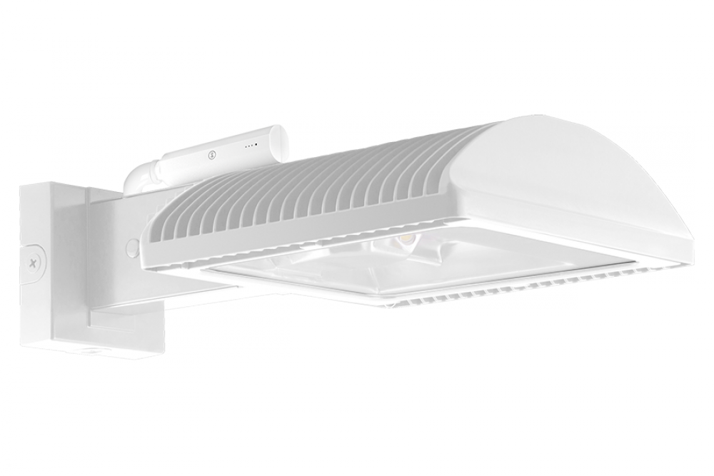 WALL PACKS 10157 LUMENS WPLED TYPE IV 78W 5000K 0-10V DIMMING LIGHTCLOUD CONTROLLER WHITE