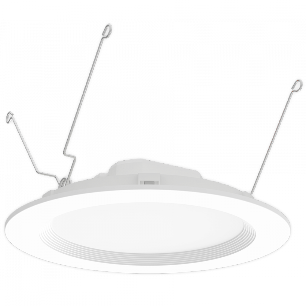 6'' RETRO WAFER 11/13/15W 5CCT CRI90 TRIAC WHITE BAFFLE