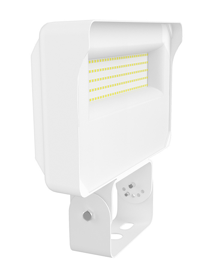 Floodlights, 11533 lumens, X34, 87W,  trunnion mount, 80CRI 4000K, white, 120-277V, 0-10V dimming