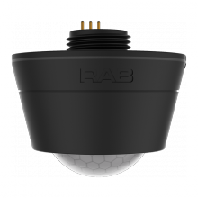 RAB Lighting PIR40B/LCB - LC BLUE LOW VOLTAGE LUMINAIRE CONTROLLER WITH PIR BLACK