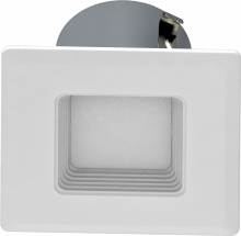 RAB Lighting R4S7950120WB - RETROFIT DOWNLIGHTS 620 LUMENS RETROFIT DOWNLIGHT 7W 4 INCHES SQUARE 90CRI 5000K 120V WHITE BAFFLE