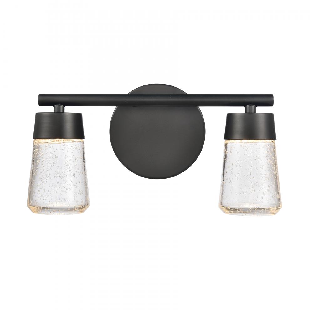 Jergen 12.5'' Wide 2-Light Vanity Light - Matte Black