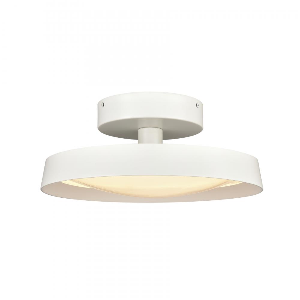 Nancy 13.75'' Wide LED Semi Flush Mount - Matte White