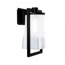 ELK Home Plus 1196-MB-FR - Drape 16.5'' High 1-Light Outdoor Sconce - Matte Black