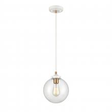 ELK Home Plus 24437/1 - Boudreaux 8'' Wide 1-Light Mini Pendant - Matte White